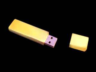Złoty pendrive